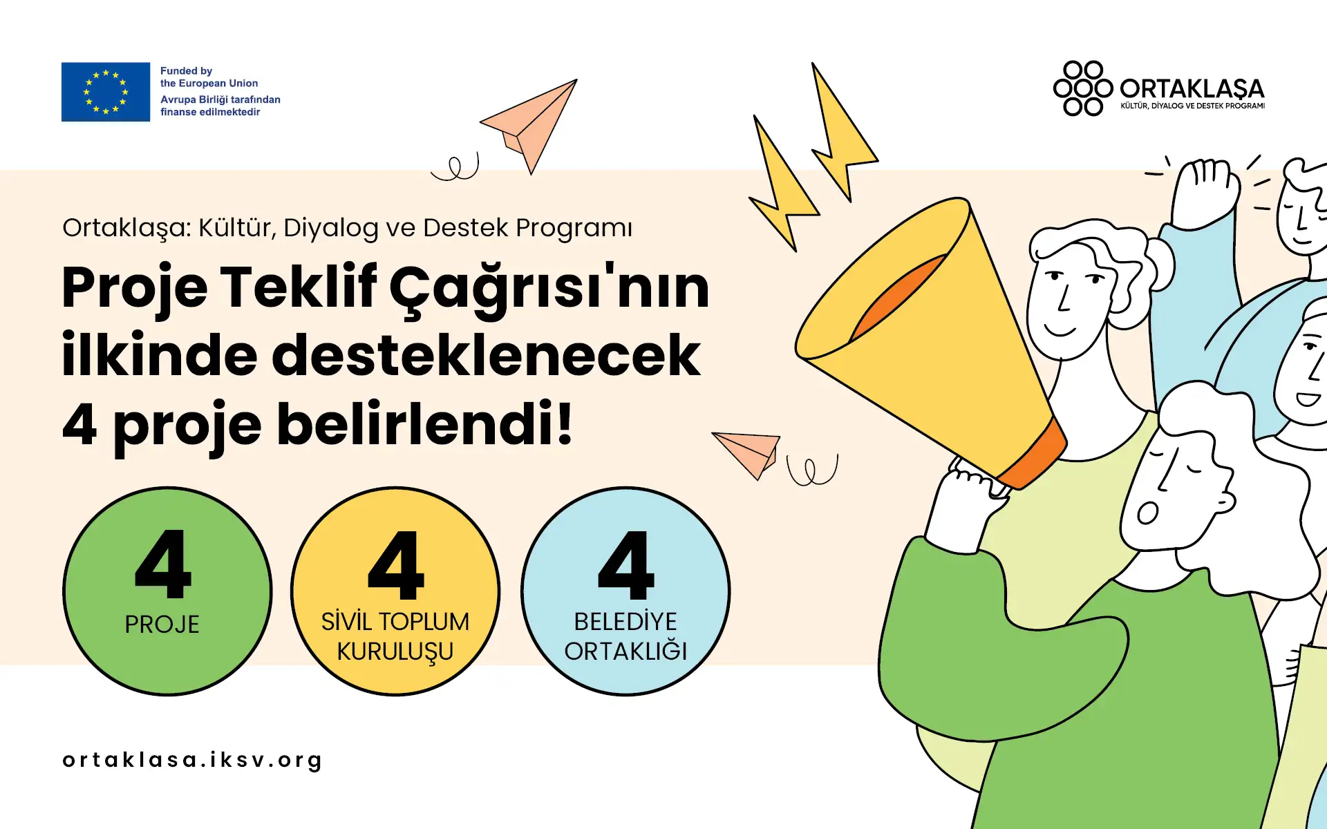 Ortaklaşa’nın Yeni Döneminde Desteklenecek İlk Dört Proje Belirlendi