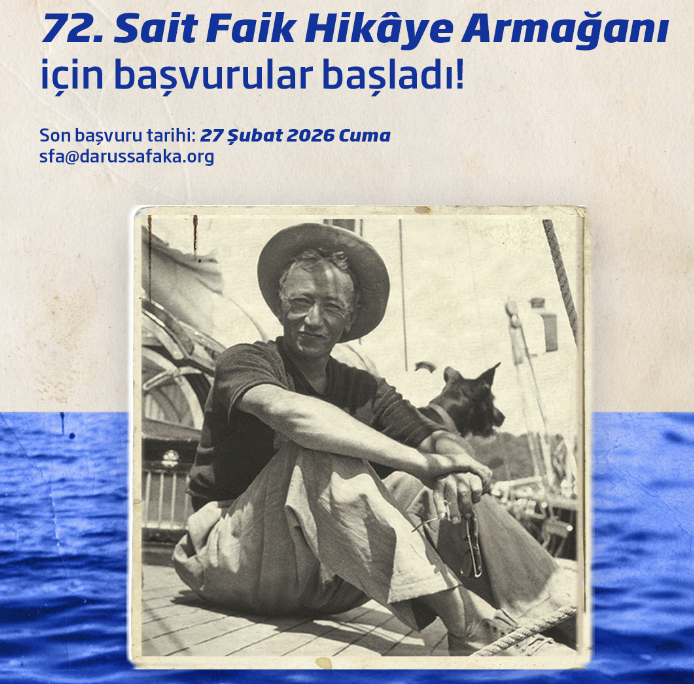72. Sait Faik Hikâye Armağanı Başvuruları Başladı