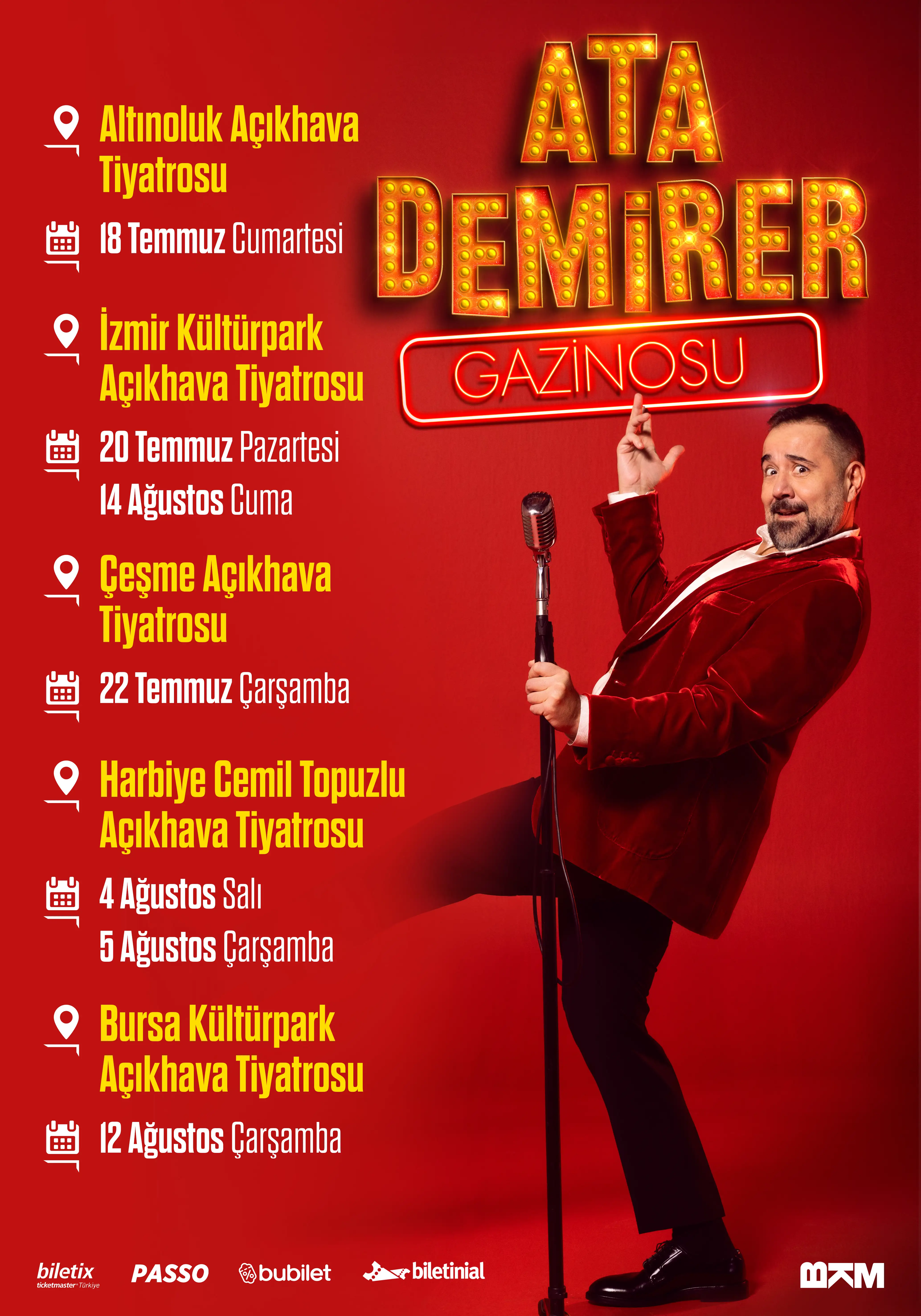 Ata Demirer Gazinosu Yaz Turnesine Çıkıyor
